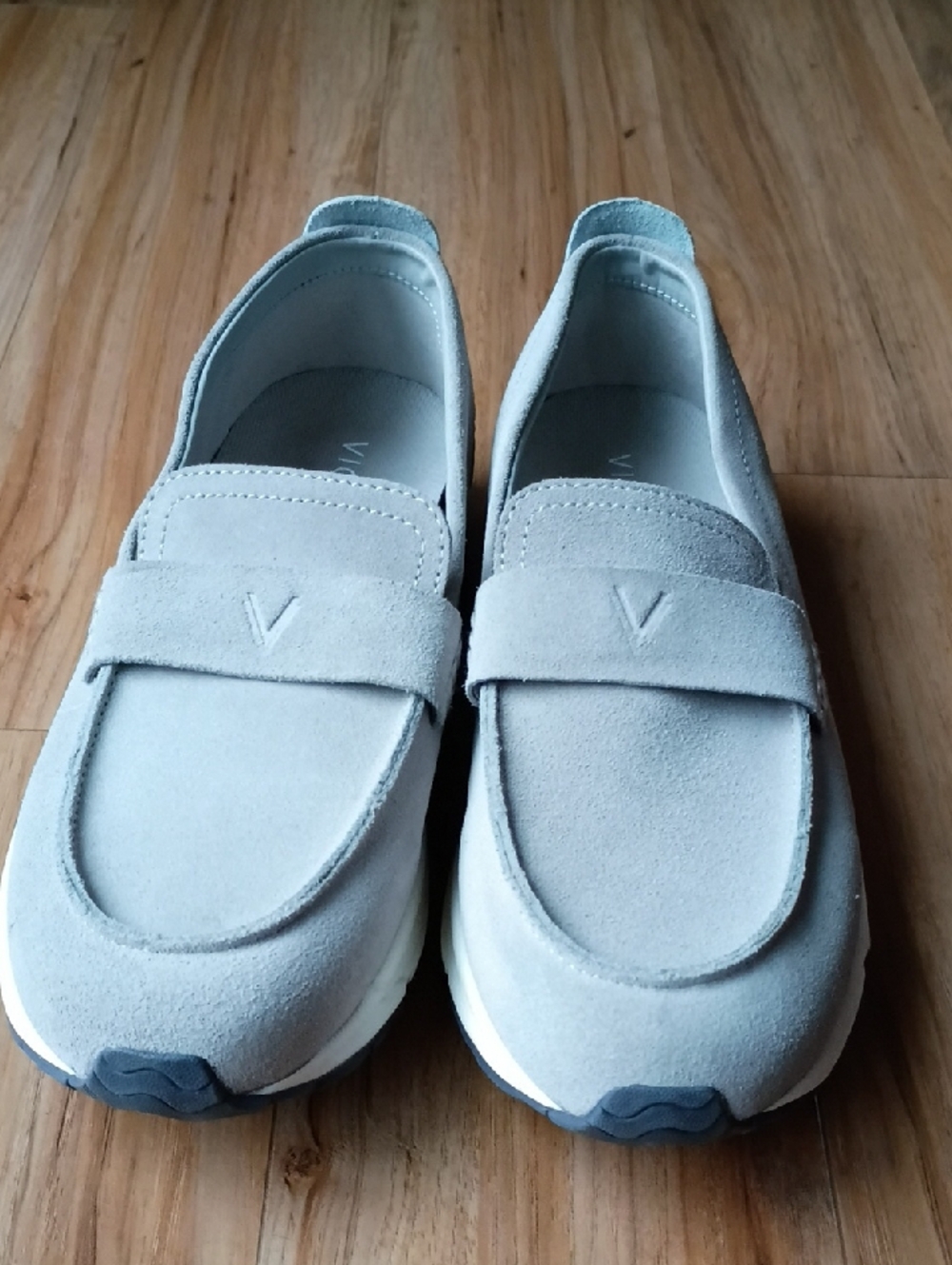 Vionic Womens Suede Slip-On Loafers WIDE WIDTH